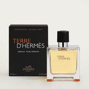 Authentic Hermès Terre d'Hermès Parfum Natural Spray 2.54 FL OZ NIB
